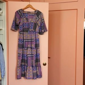 Trina Turk Tiered Peasant Dress